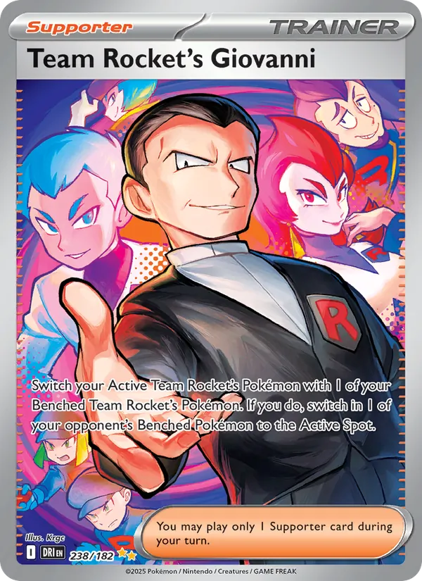 Team Rocket's Giovanni #238/182
