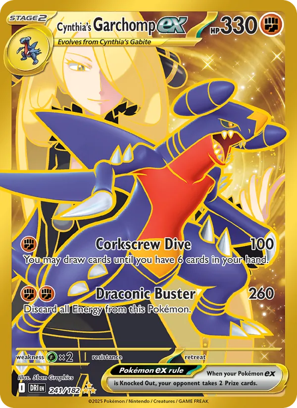Cynthia's Garchomp ex #241/182