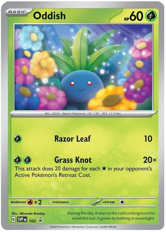 Oddish #102/225