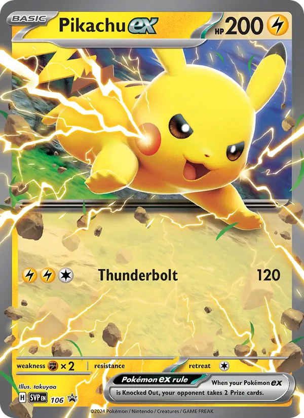 Pikachu ex #106/225