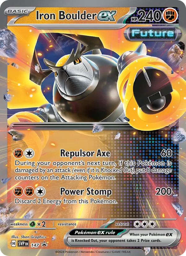 Iron Boulder ex #147/225