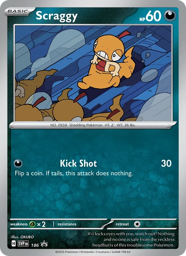 Scraggy #186/225