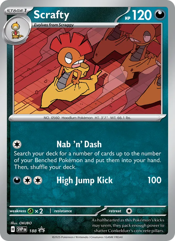Scrafty #188/225