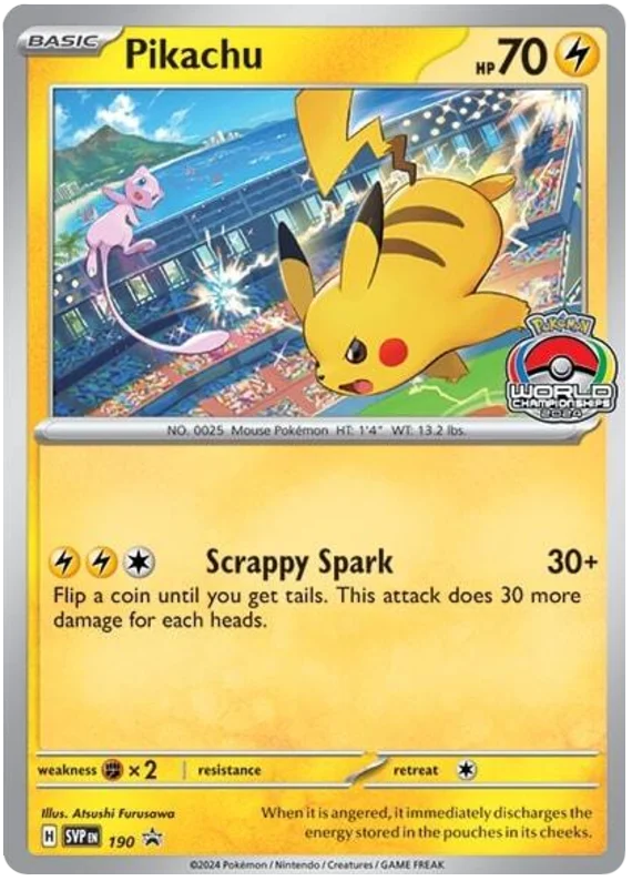 Pikachu #190/225