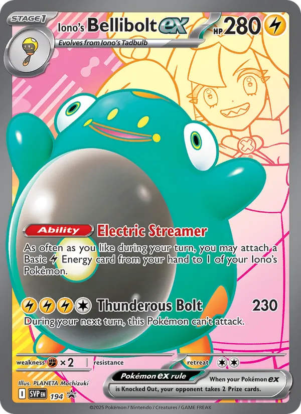 Iono's Bellibolt ex #194/225