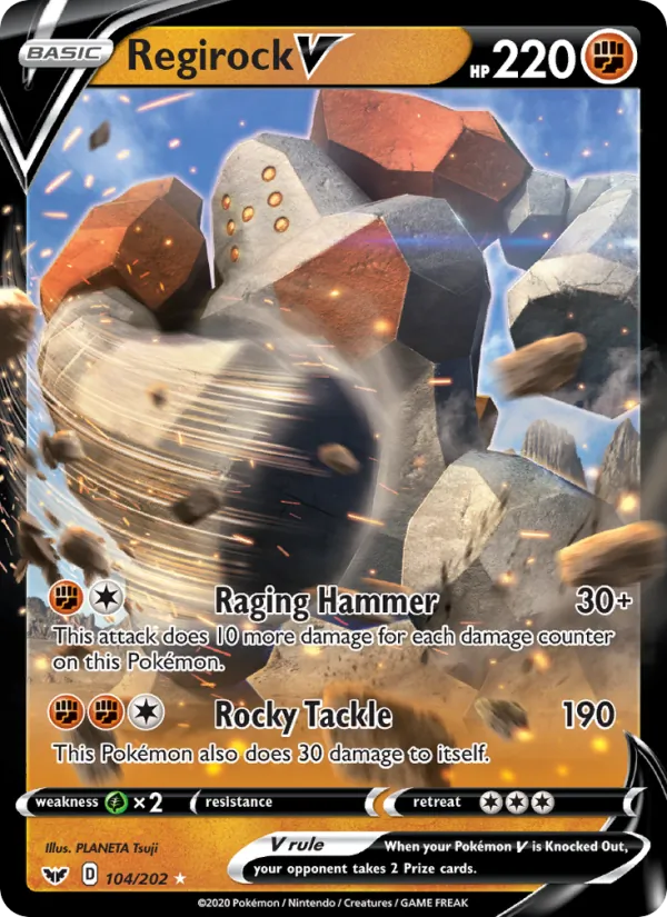 Regirock V #104/202