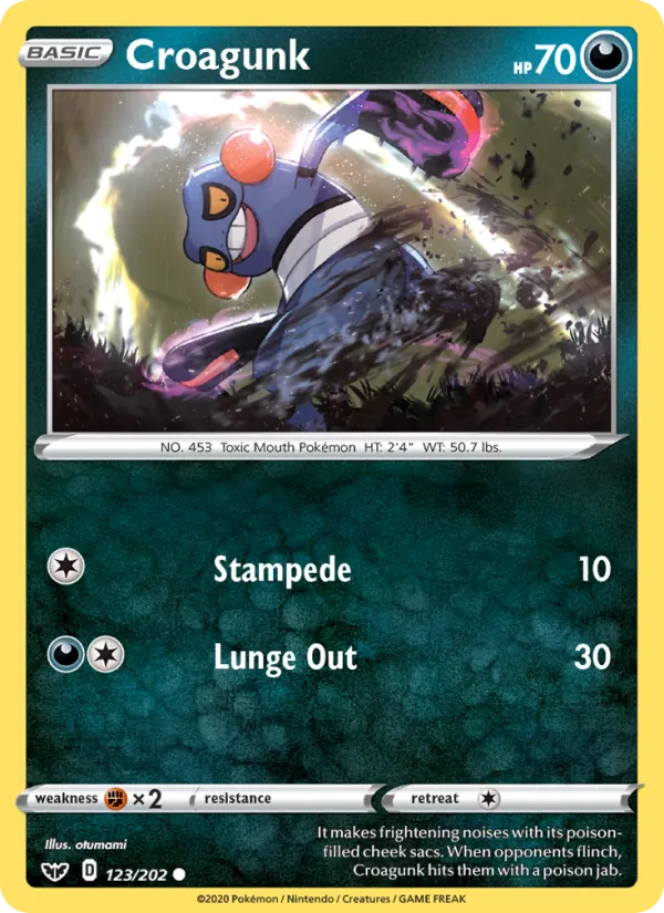 Croagunk #123/202