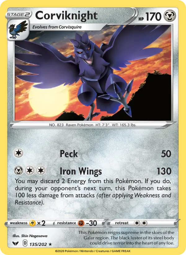 Corviknight #135/202