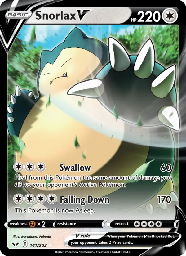 Snorlax V #141/202