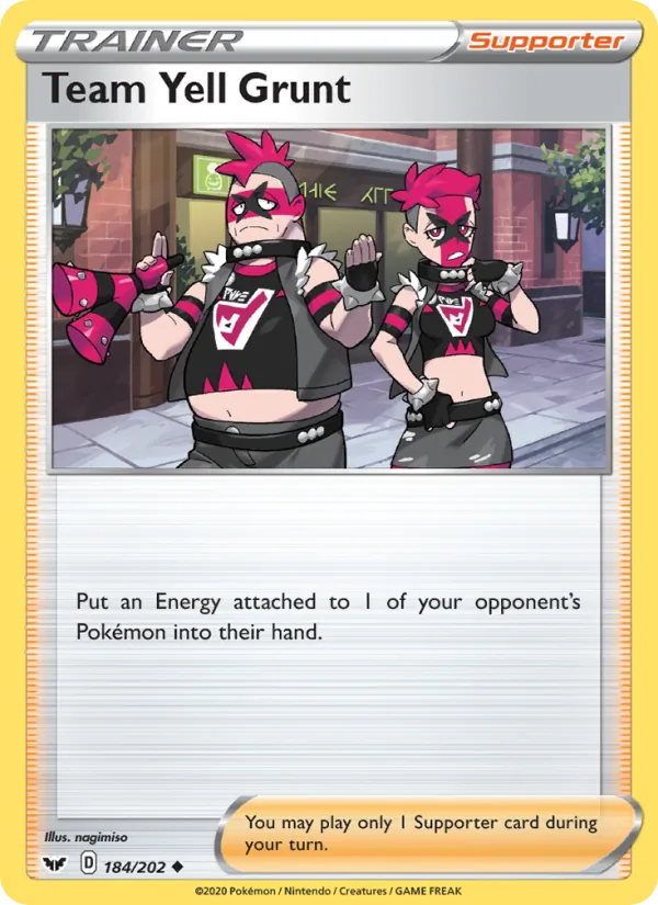 Team Yell Grunt #184/202