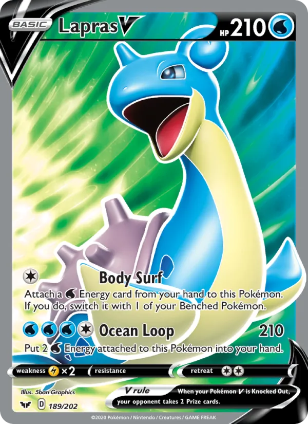 Lapras V #189/202