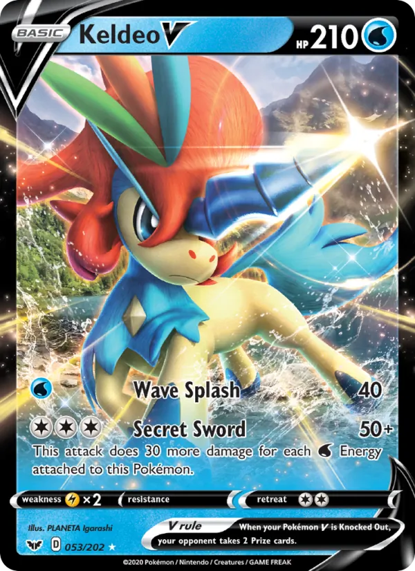 Keldeo V #53/202