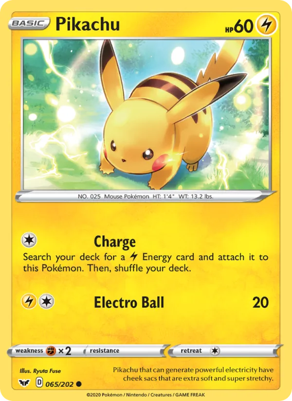 Pikachu #65/202