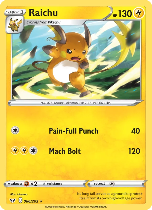 Raichu #66/202
