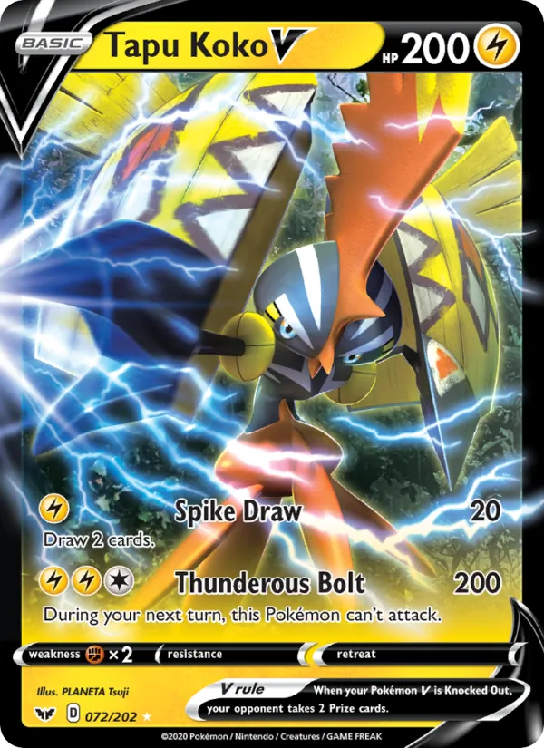 Tapu Koko V #72/202