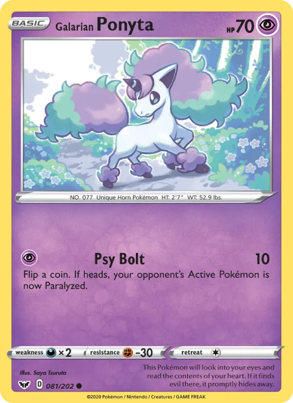 Galarian Ponyta #81/202