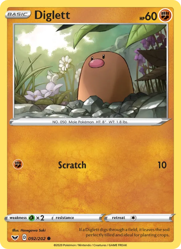 Diglett #92/202