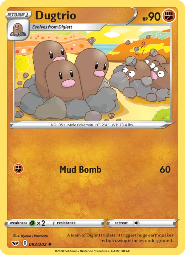 Dugtrio #93/202
