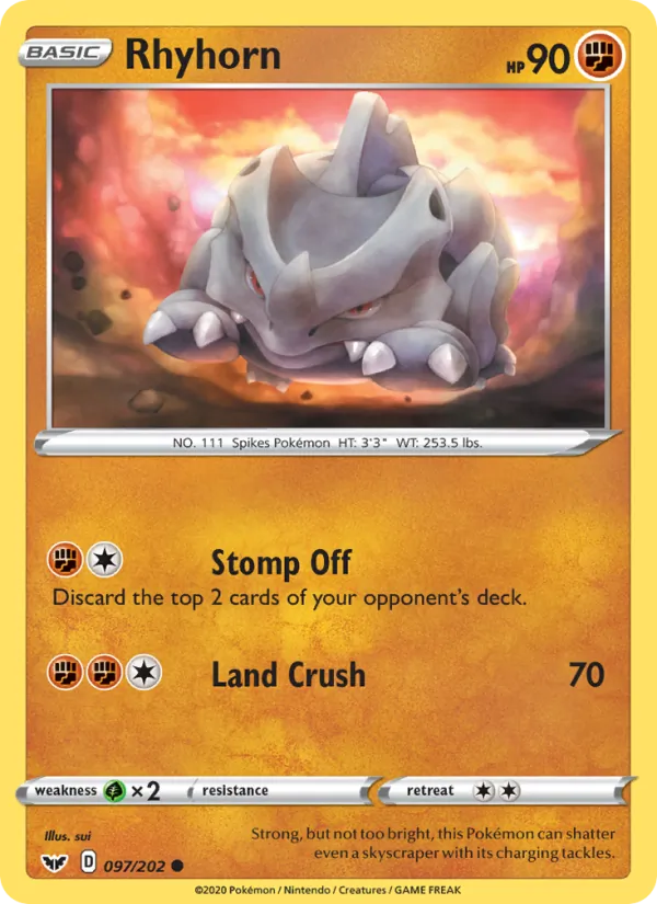 Rhyhorn #97/202