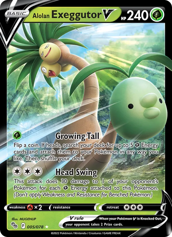 Alolan Exeggutor V #5/78