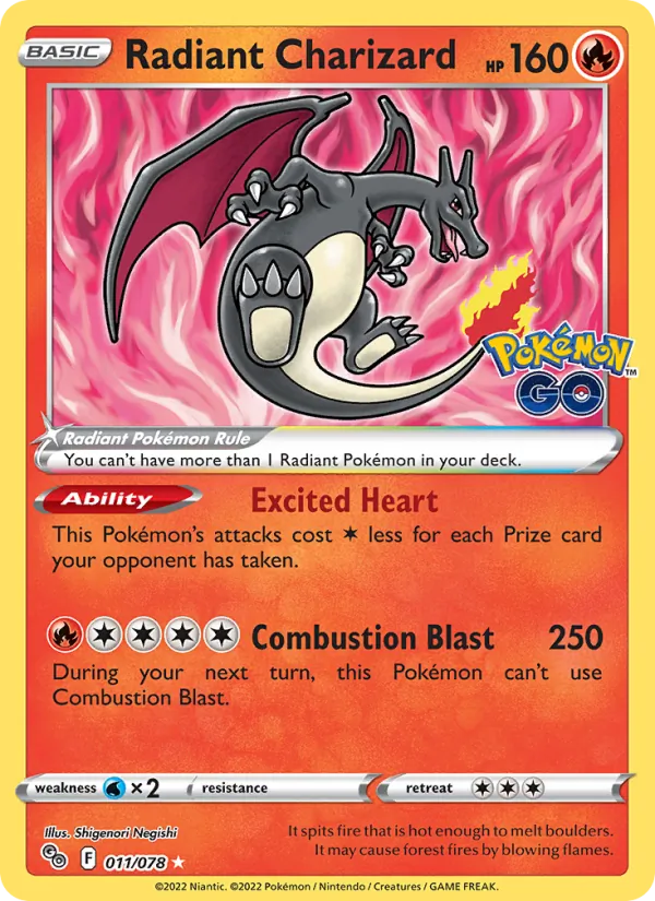 Radiant Charizard #11/78