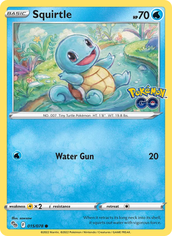 Squirtle #15/78