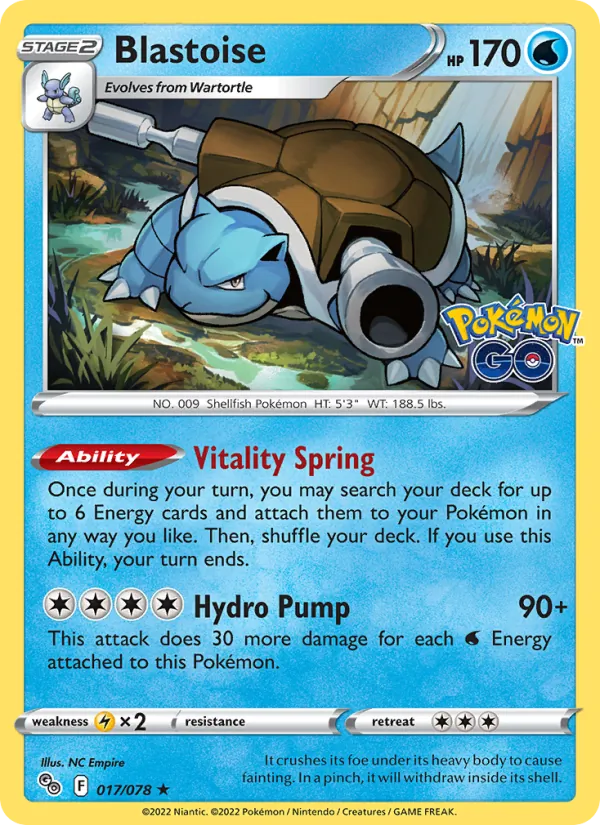 Blastoise #17/78