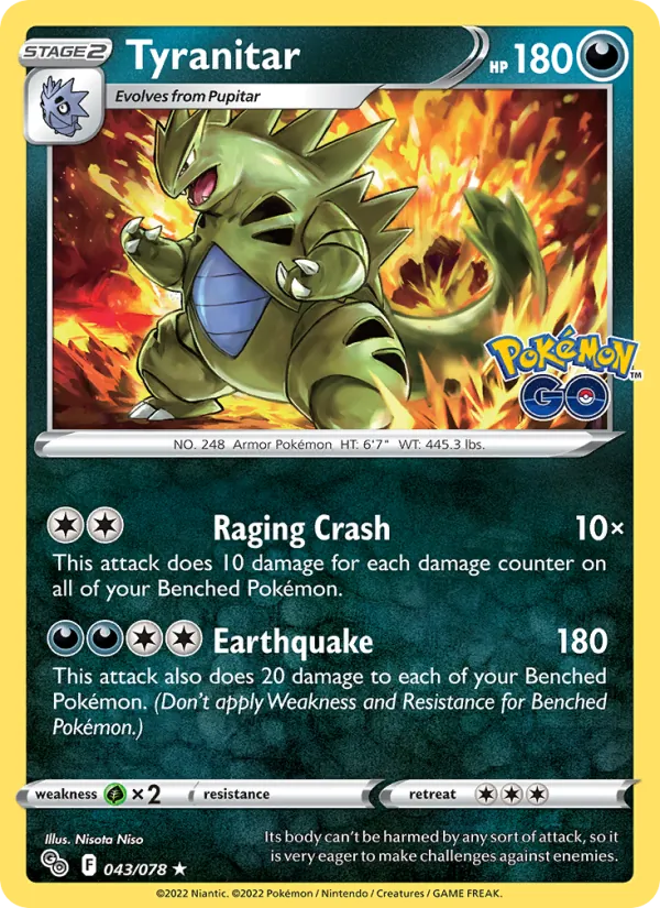 Tyranitar #43/78