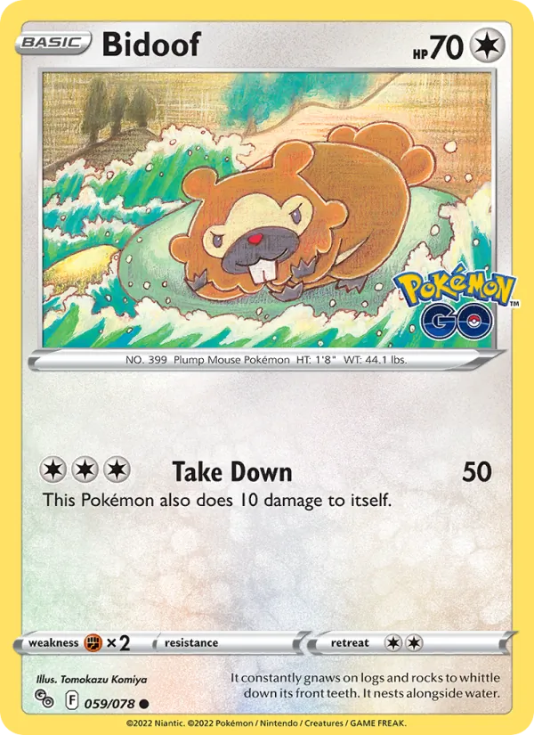 Bidoof #59/78