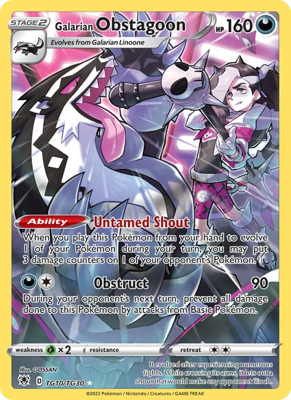 Galarian Obstagoon #TG10/30