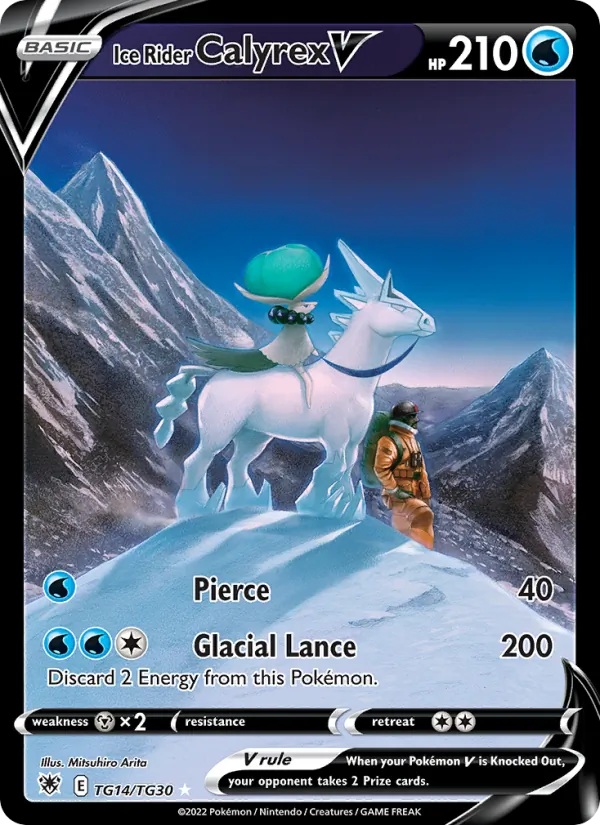 Ice Rider Calyrex V #TG14/30