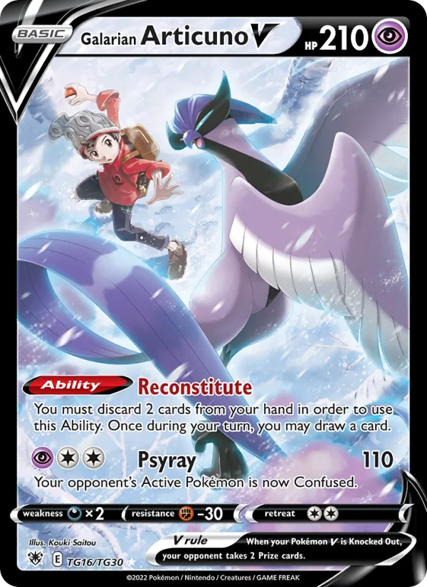 Galarian Articuno V #TG16/30