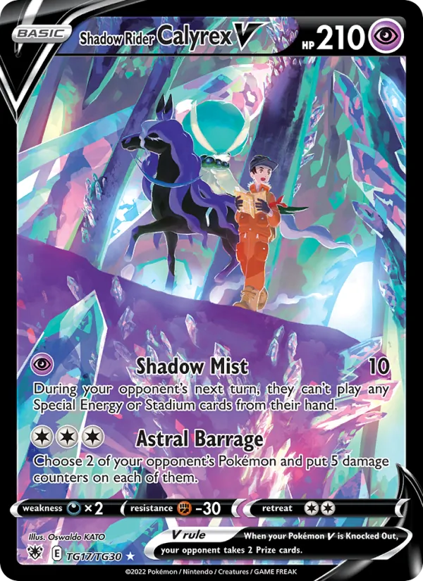 Shadow Rider Calyrex V #TG17/30