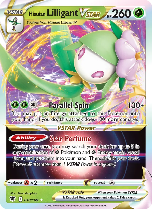 Hisuian Lilligant VSTAR #18/189