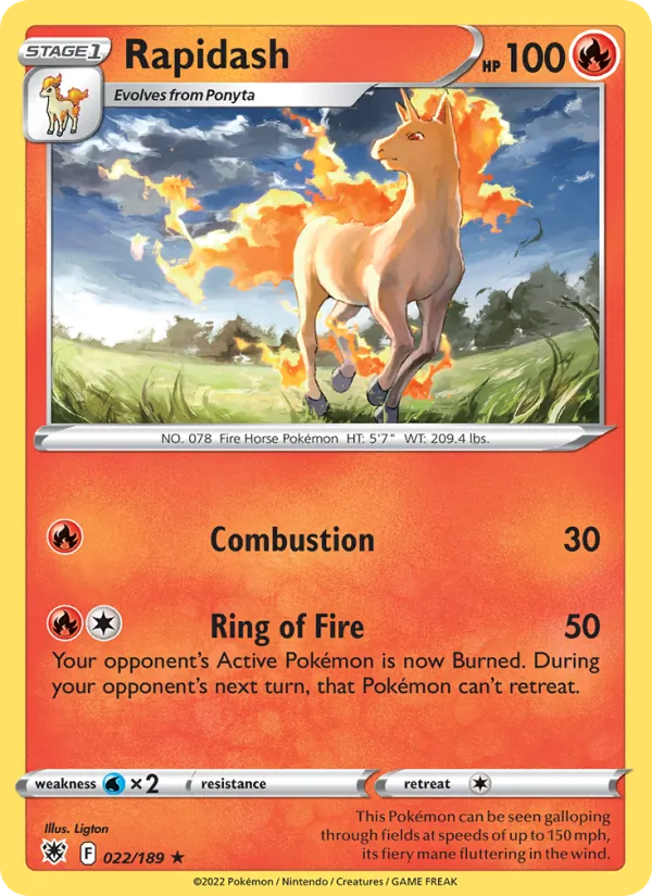 Rapidash #22/189