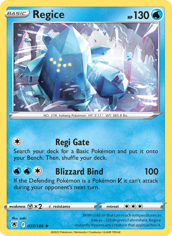 Regice #37/189