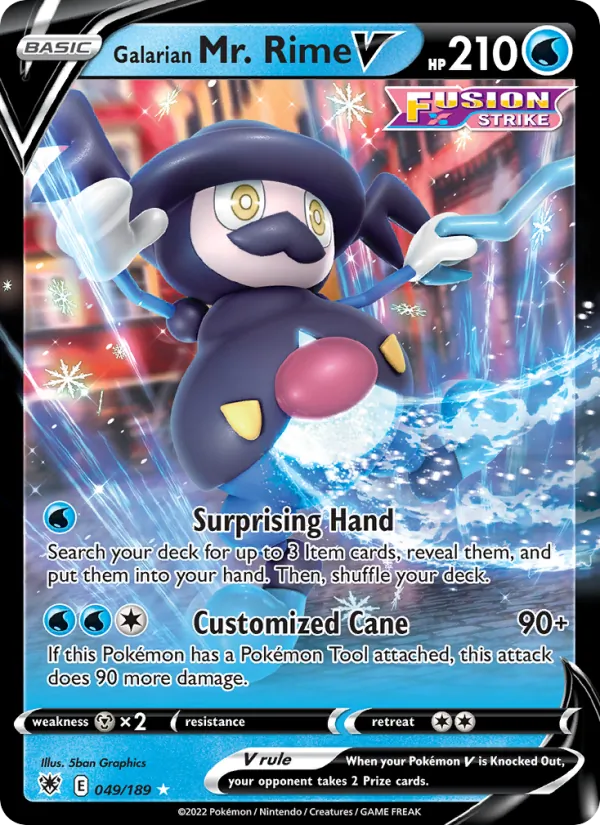Galarian Mr. Rime V #49/189