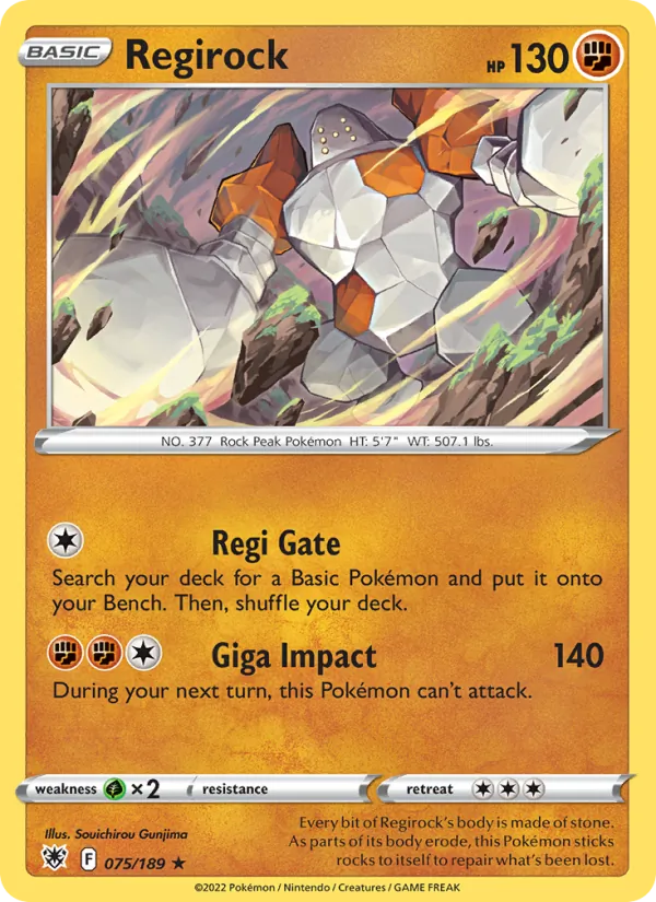 Regirock #75/189