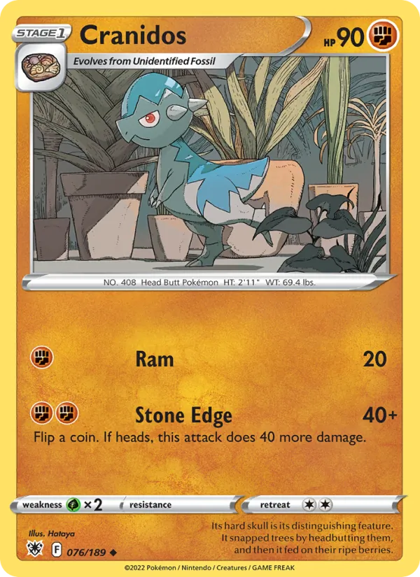 Cranidos #76/189