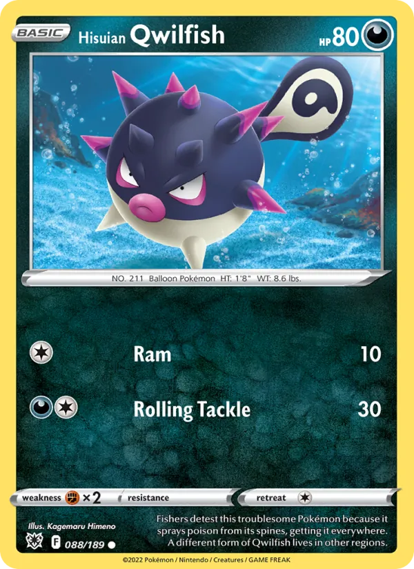 Hisuian Qwilfish #88/189