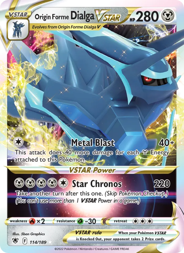 Origin Forme Dialga VSTAR #114/189