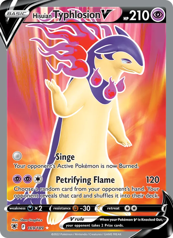 Hisuian Typhlosion V #169/189