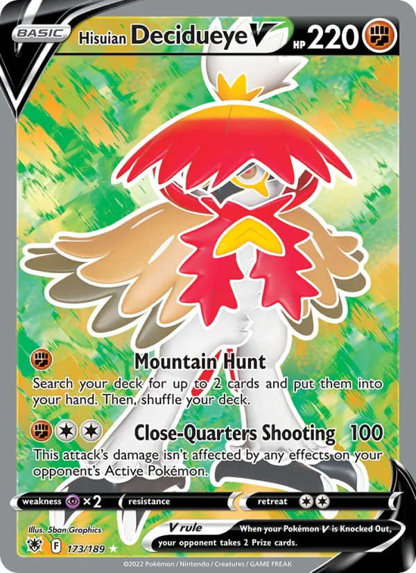 Hisuian Decidueye V #173/189