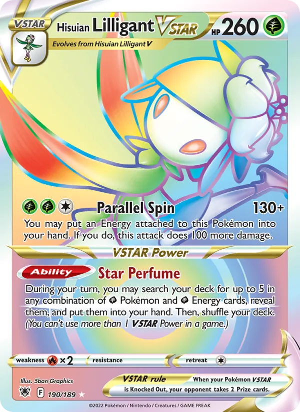 Hisuian Lilligant VSTAR #190/189