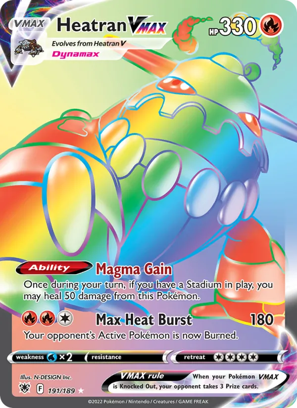 Heatran VMAX #191/189