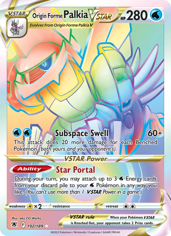 Origin Forme Palkia VSTAR #192/189