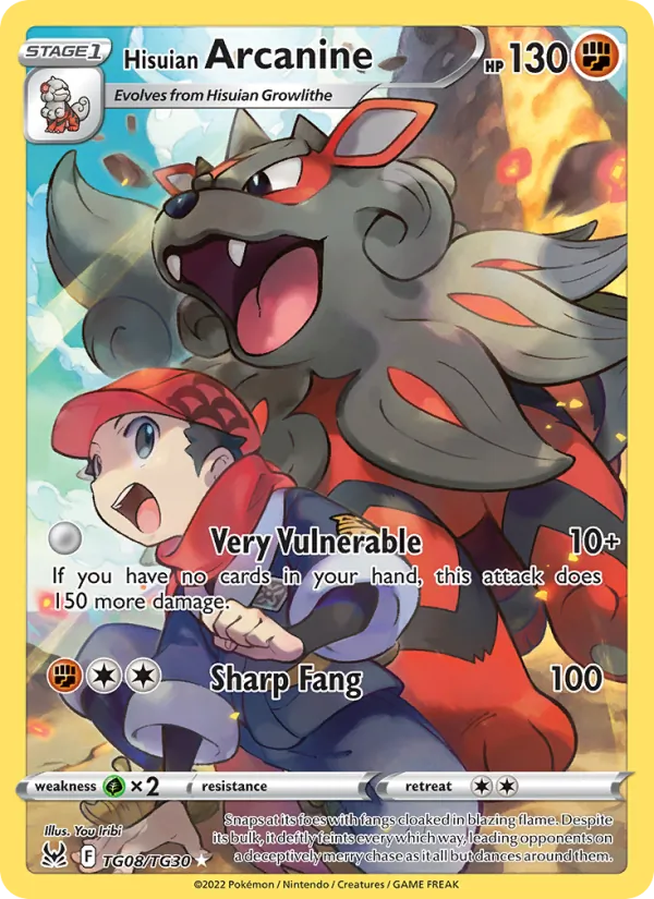 Hisuian Arcanine #TG08/30
