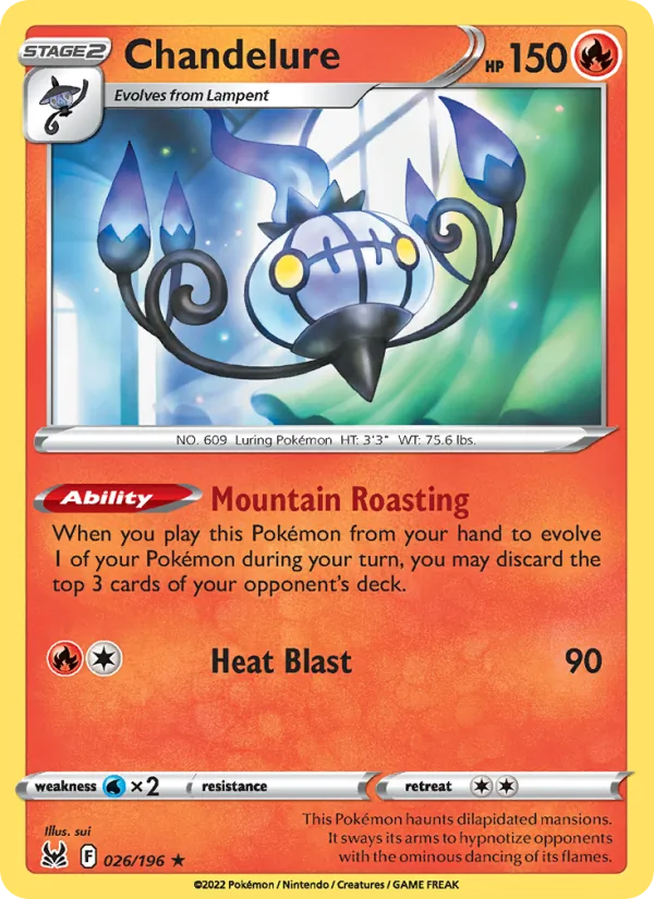 Chandelure #26/196