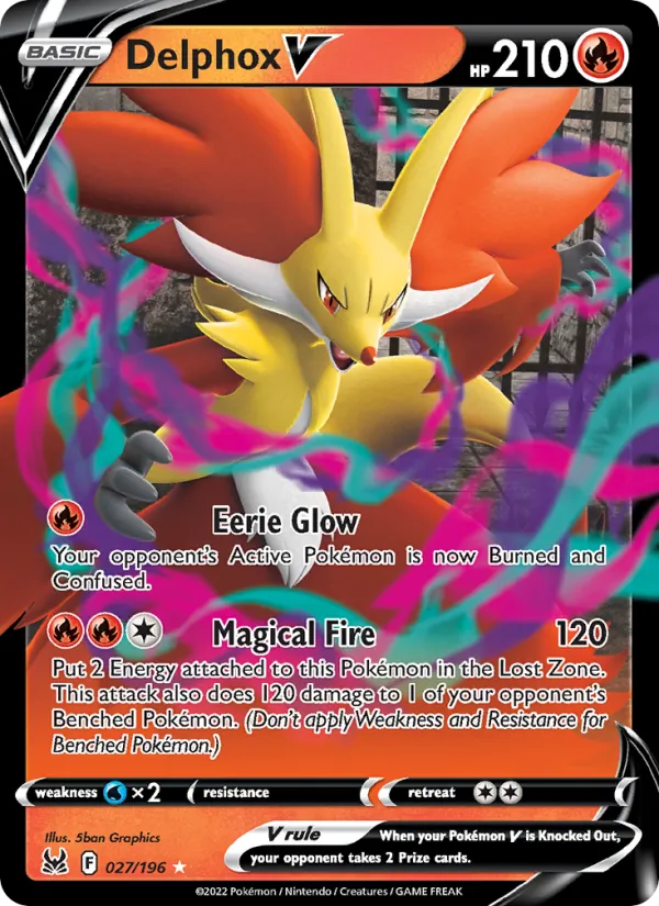 Delphox V #27/196