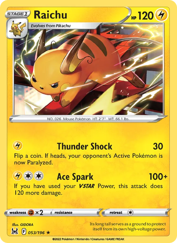 Raichu #53/196